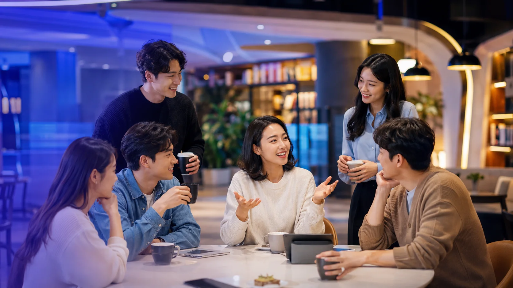 Người học tiếng Hàn tự tin giao tiếp trong tình huống thực tế