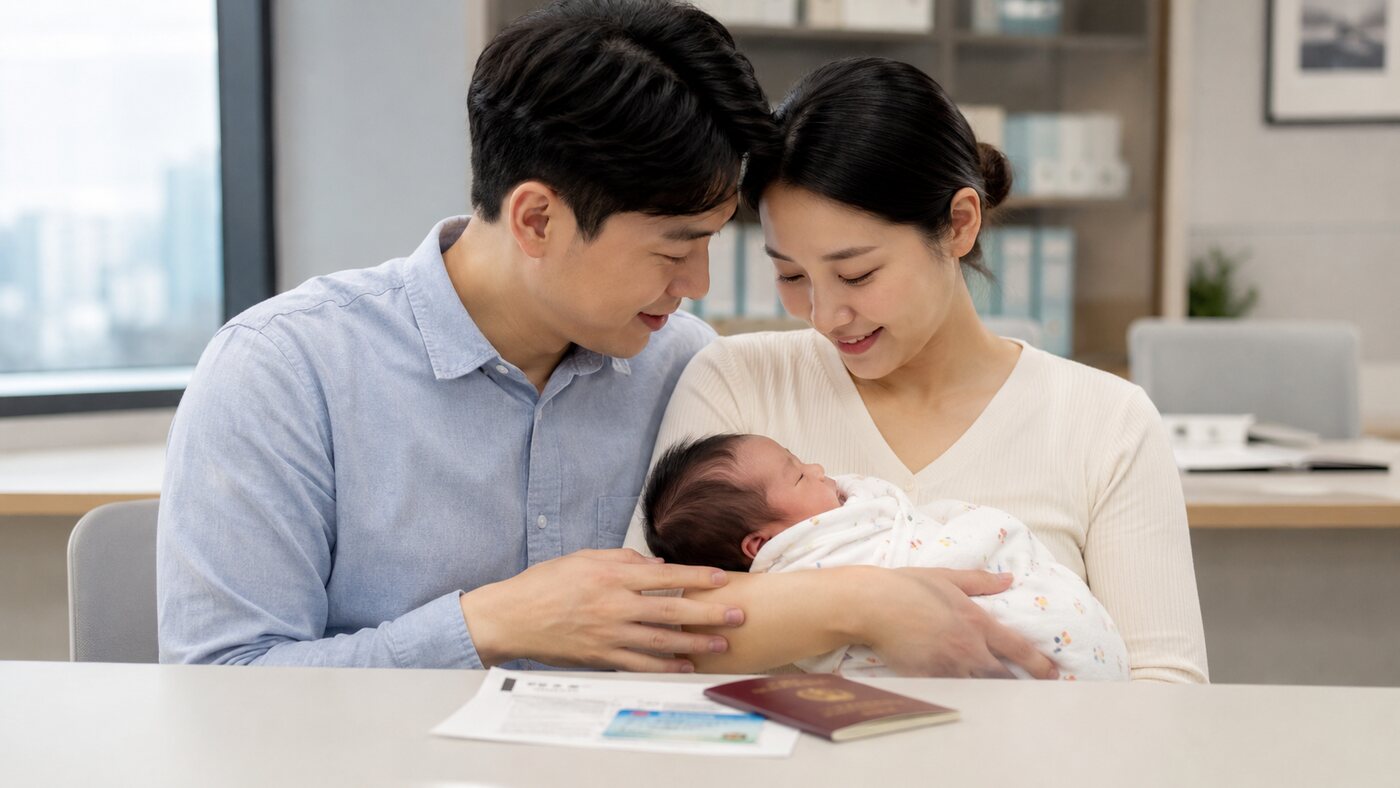 Ảnh bài: Kinh nghiệm đăng ký F-5-20 cho em bé sinh tại Hàn Quốc: hồ sơ và 10 lưu ý