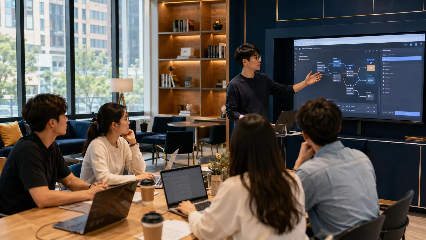 Fellas Korea mở buổi học AI thực tế cho người mới tại Gangnam mỗi thứ Bảy