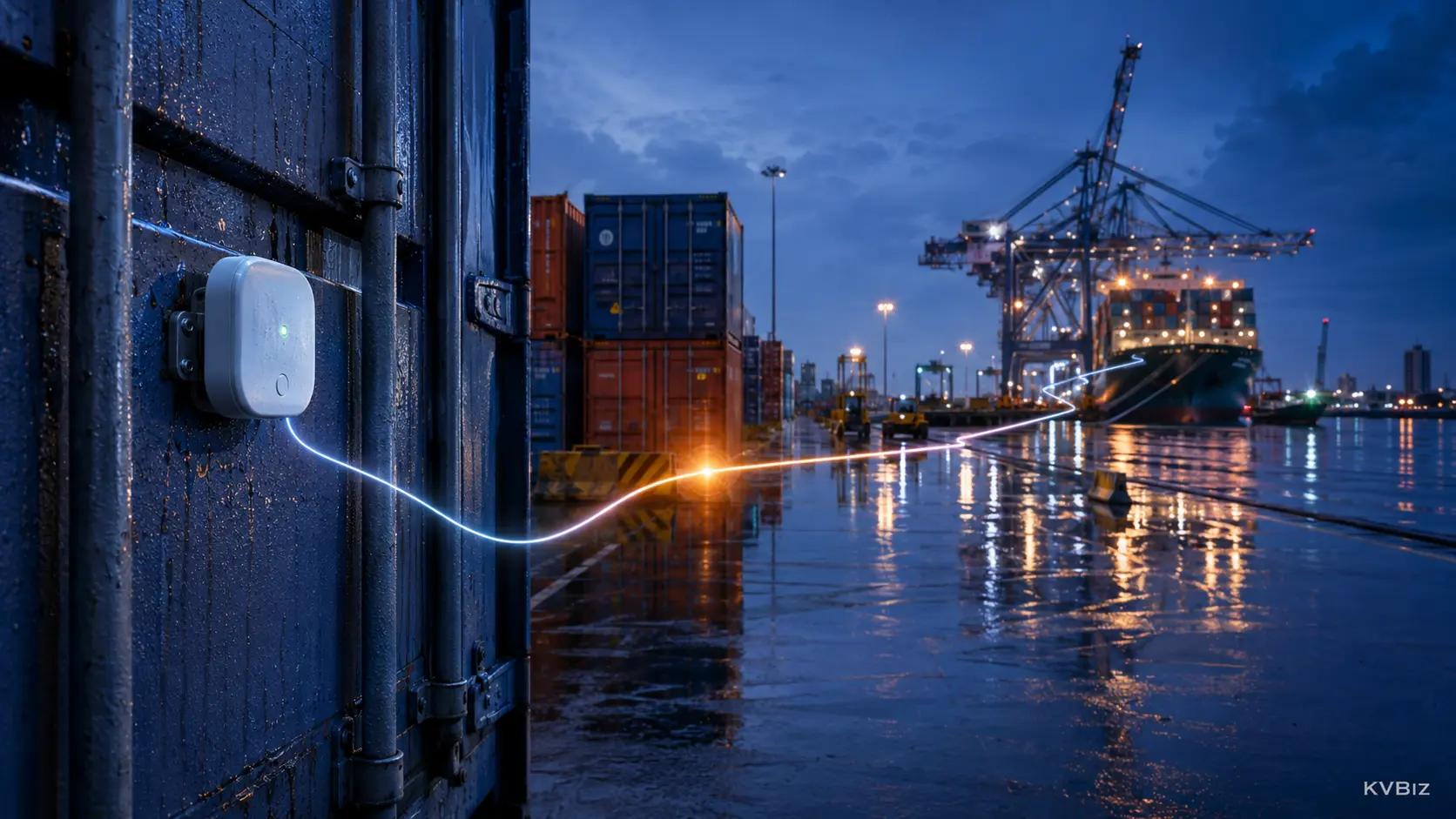 Cảm biến trên container tạo dấu vết dữ liệu giúp xác định chính xác điểm hàng hóa gặp sự cố