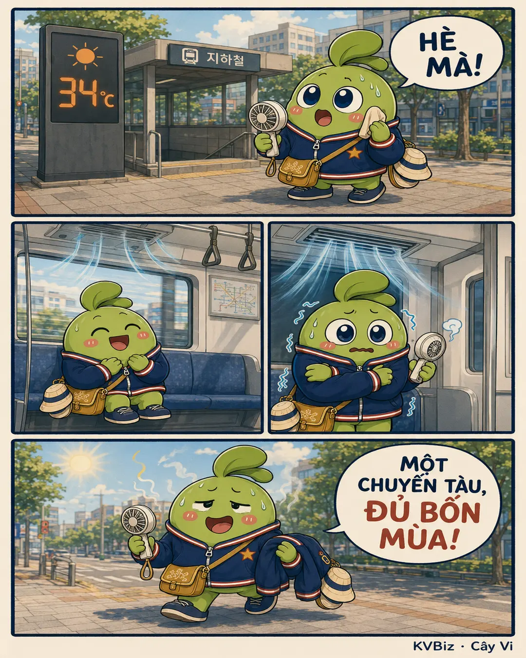 Một chuyến tàu, đủ bốn mùa