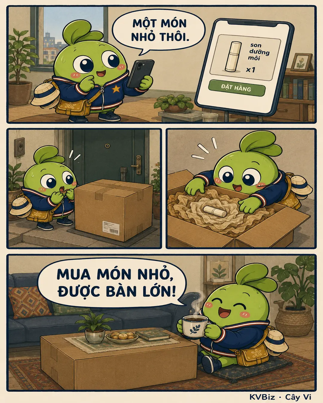 Mua món nhỏ, được bàn lớn