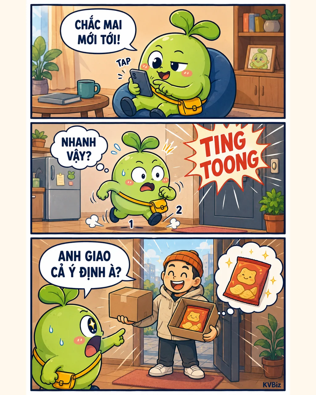 Shipper biết mình đang đói