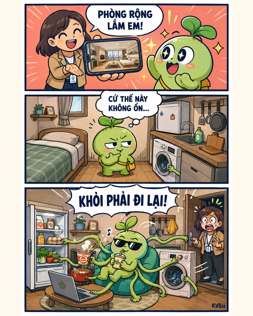 Phòng trọ trong ảnh và ngoài đời