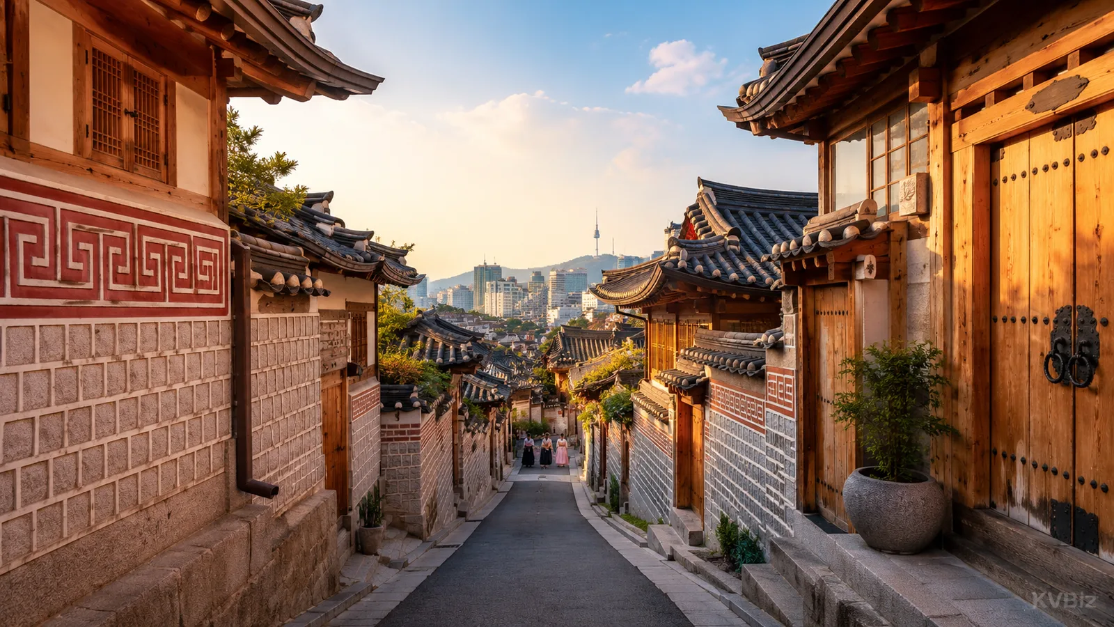 Làng Hanok Bukchon — phố cổ chụp ảnh