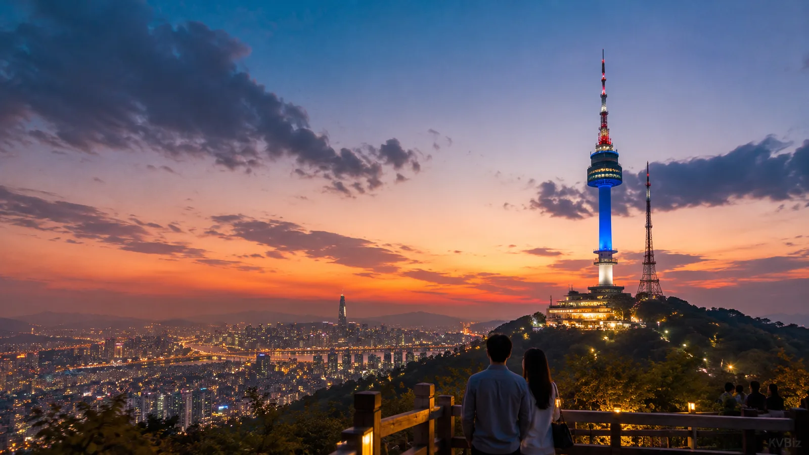 Tháp N Seoul (Namsan) — ngắm toàn cảnh thành phố